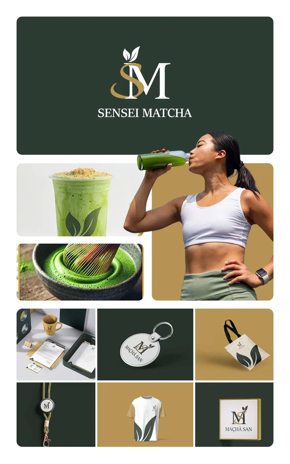 Sensei Matcha Brand Identity & Packaging cover