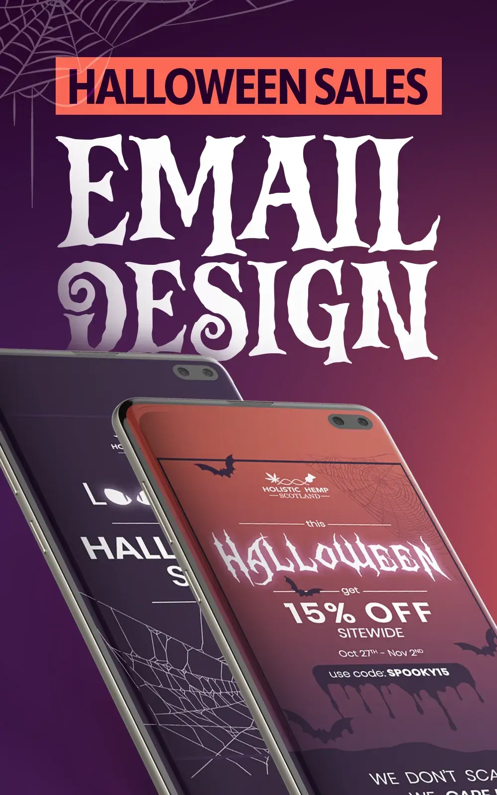 Holistic Hemp Scotland Halloween Email Campaign · Email Marketing Design case study cover