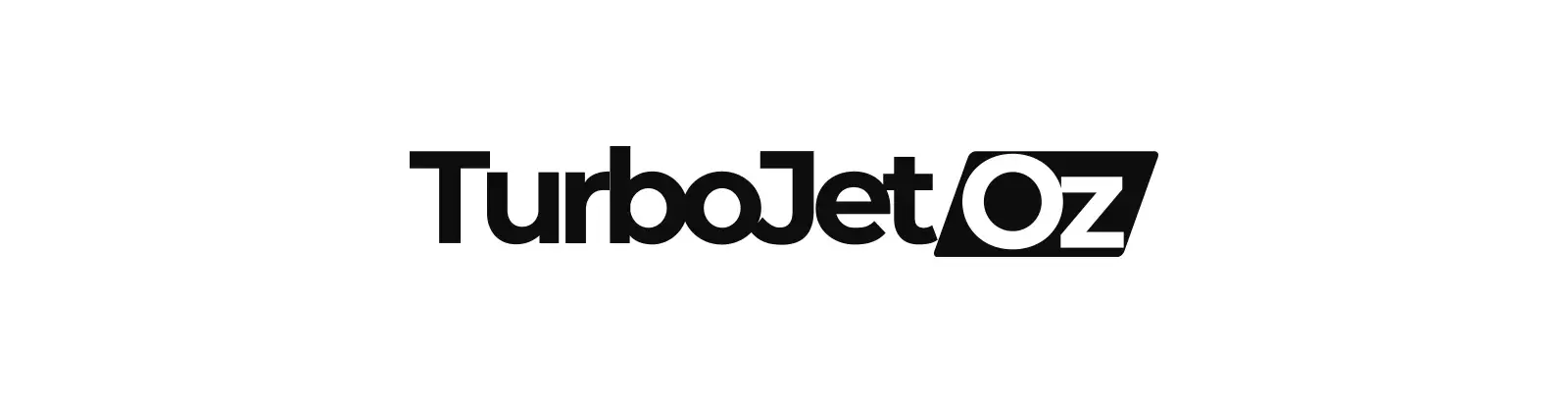 TurboJet Oz logo on white