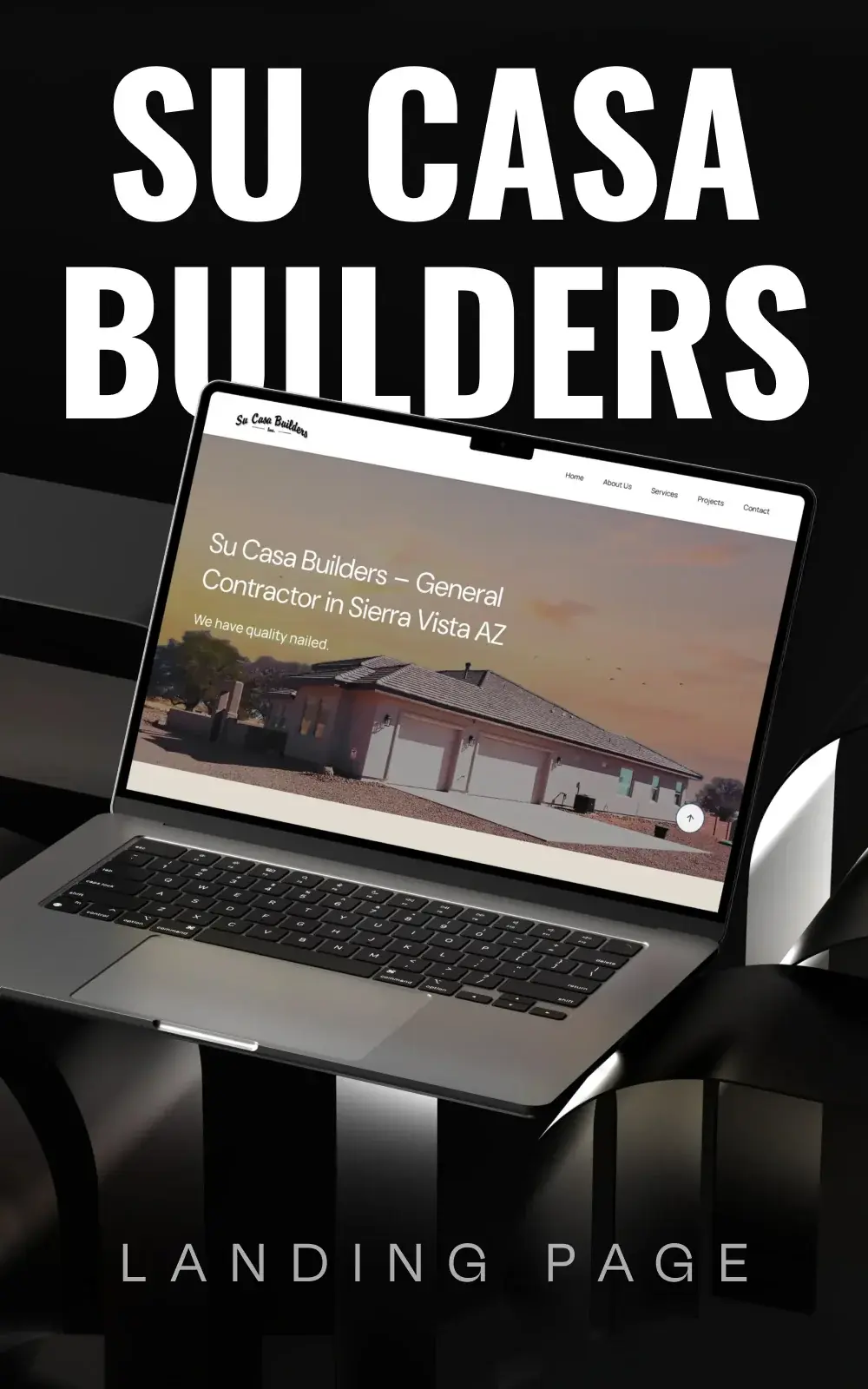 Su Casa Builders Landing Page · UX/UI, Web & App Design case study cover
