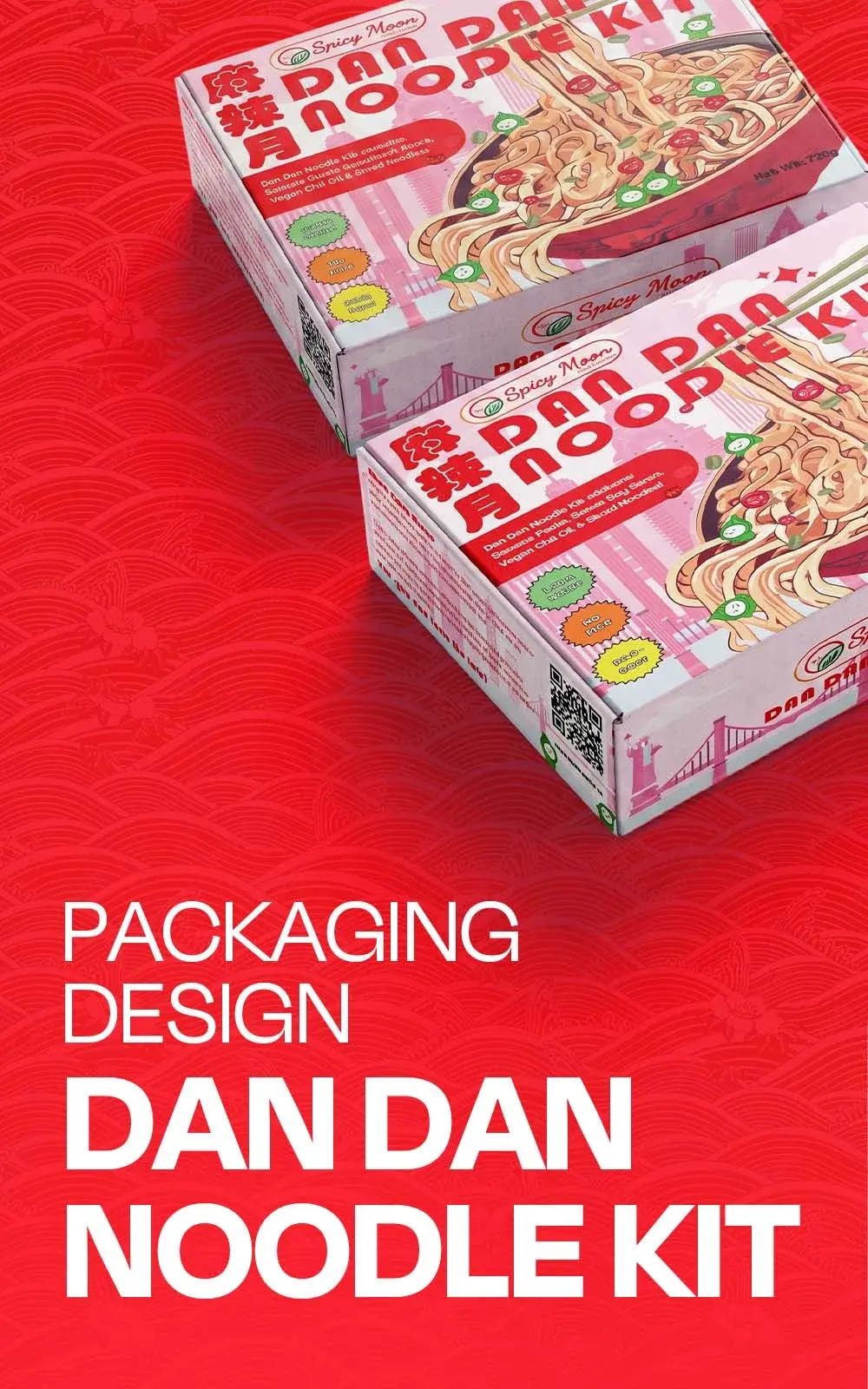 Spicy Moon Dan Dan Noodle Kit Packaging · Packaging & Product Design case study cover