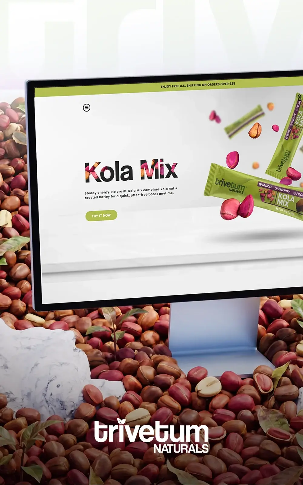 Trivetum Naturals Kola Ecommerce Website cover