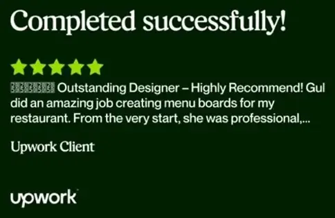 Upwork review screenshot from Ammar Badawi