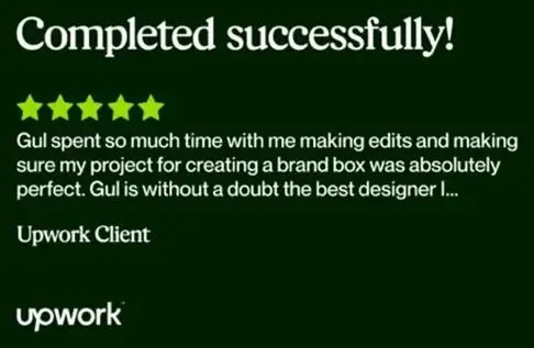 Upwork review screenshot from Ibrahem Abourahma