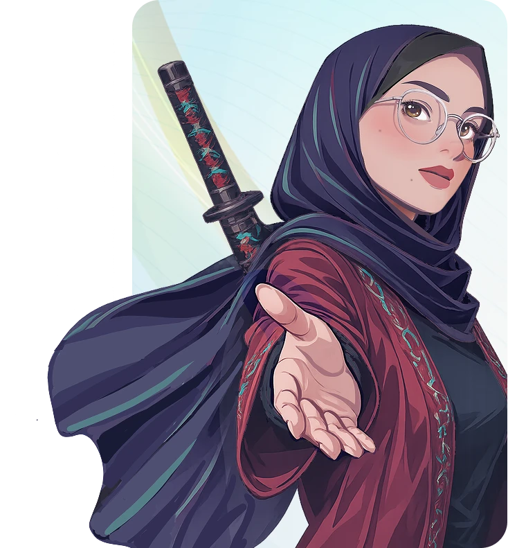 Gul E Lala Khan, design retainer illustration